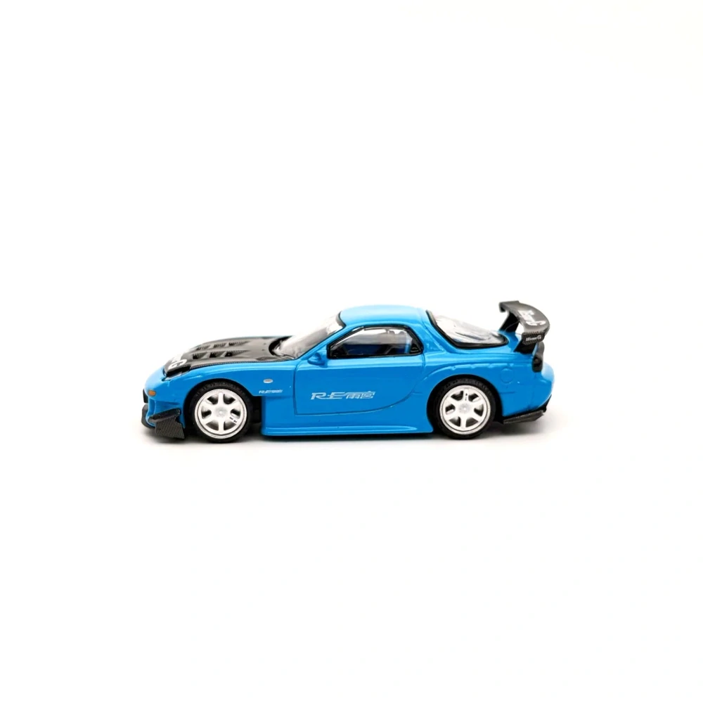 Mazda RX-7 (FD3S) RE-Amemiya Tokyo Auto Salon 2026 blue 1:64 Pop Race Limited