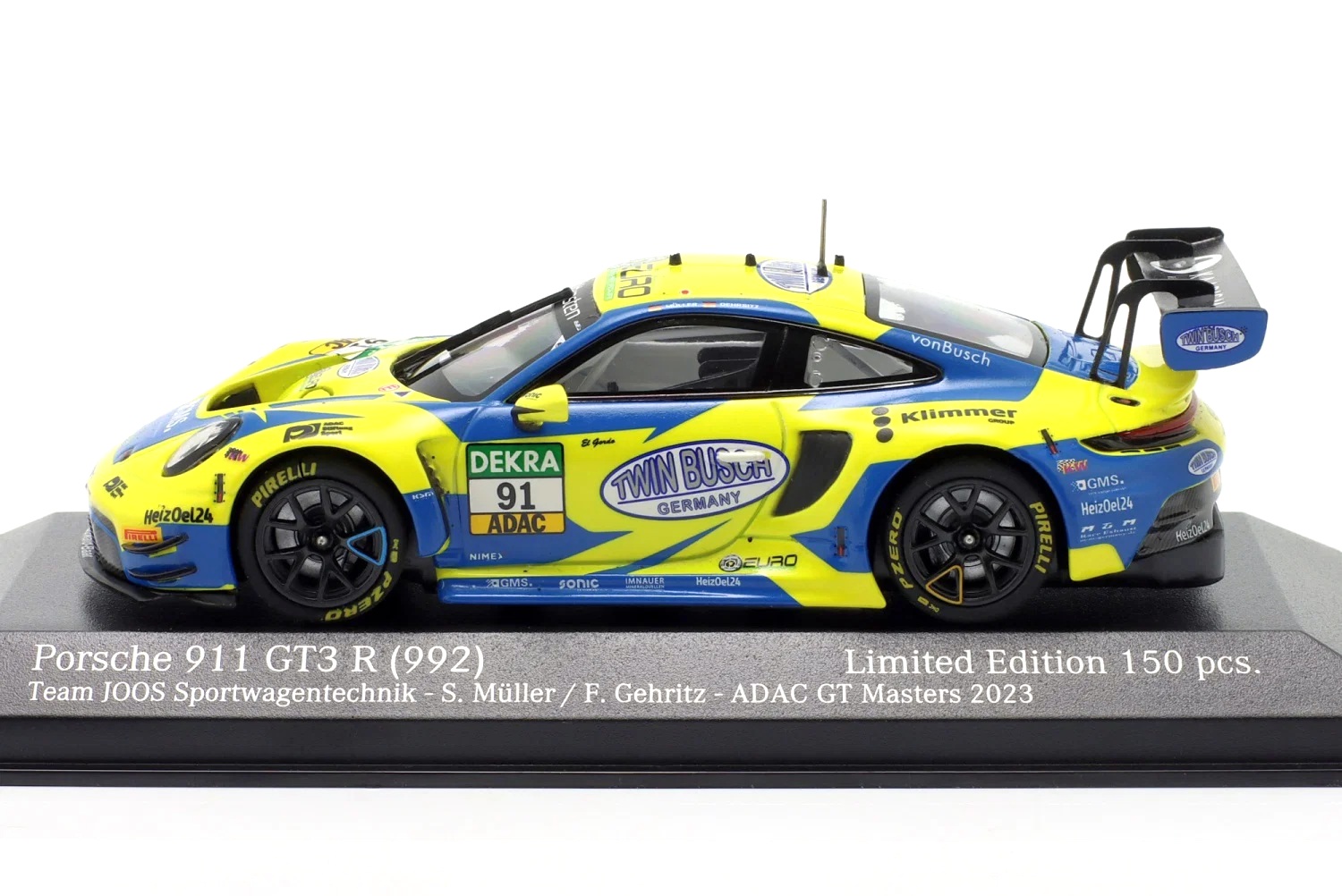 Porsche 911 GT3 R #91 Gehrsitz/Müller ADAC GT Masters 2023 1:43 Minichamps