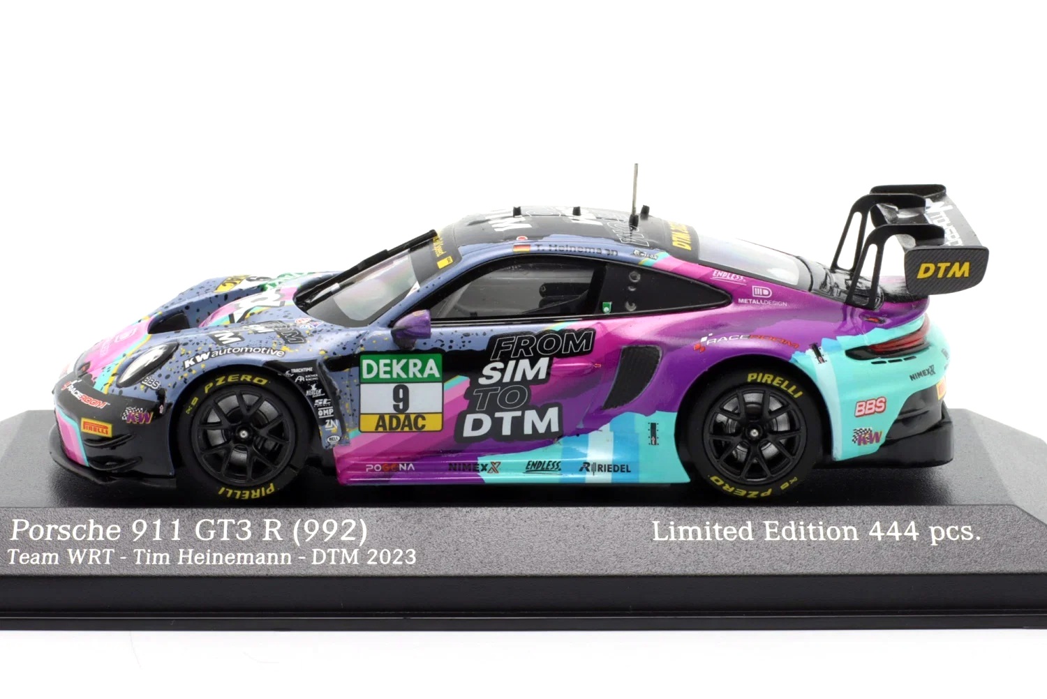 Porsche 911 GT3 R #9 Tim Heinemann DTM 2023 1:43 Minichamps