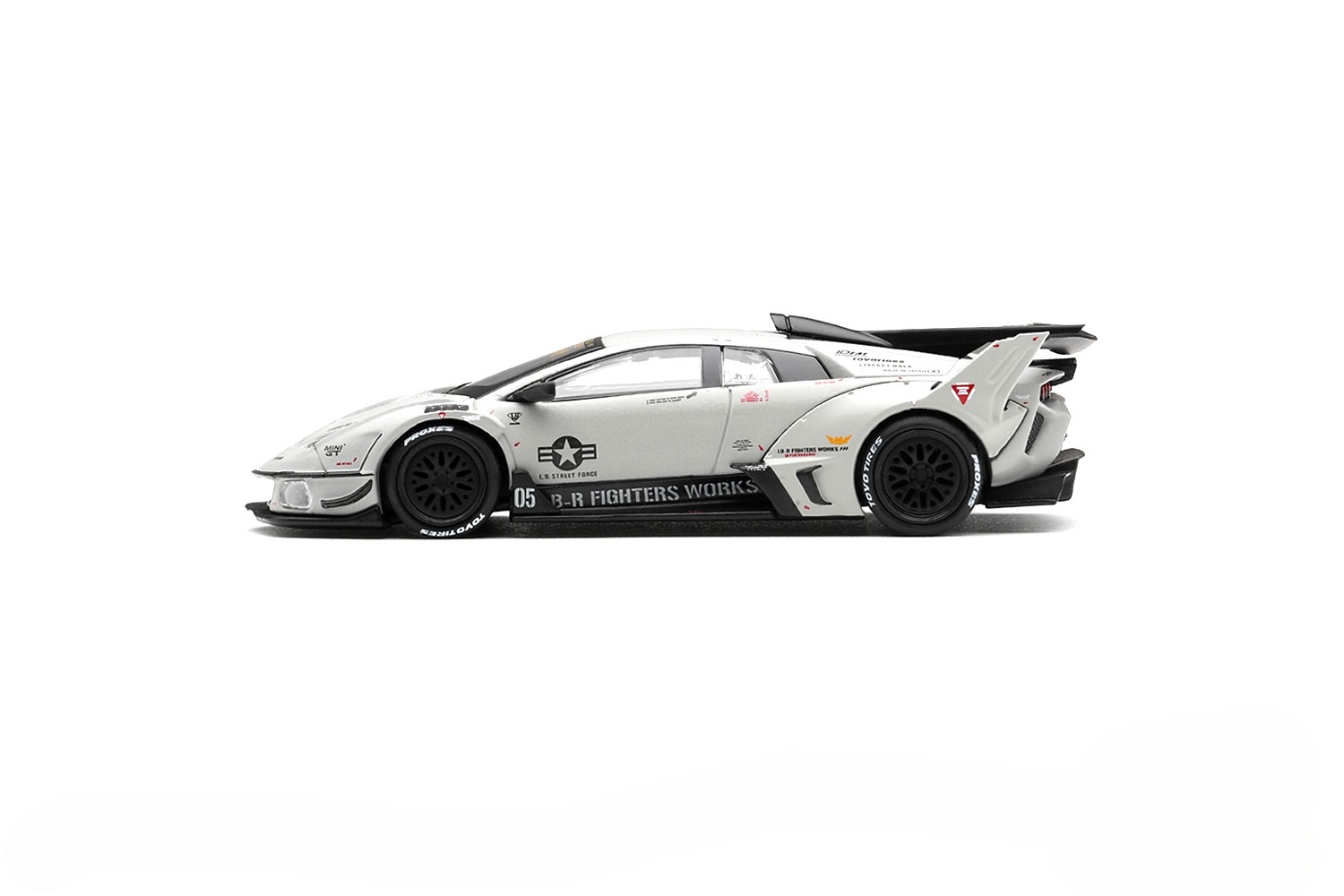 Lamborghini Murcielago GT EVO LB-Silhouette Works 2025 grey 1:64 Mini GT