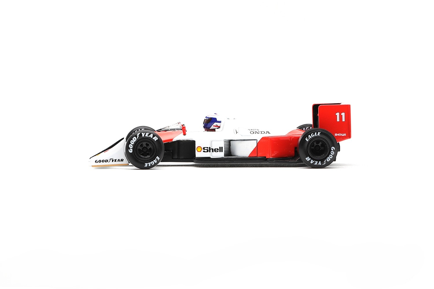 McLaren MP4/4 #11 A.Porst 2nd Place Canadian Grand Prix 1988 1:64 Mini GT