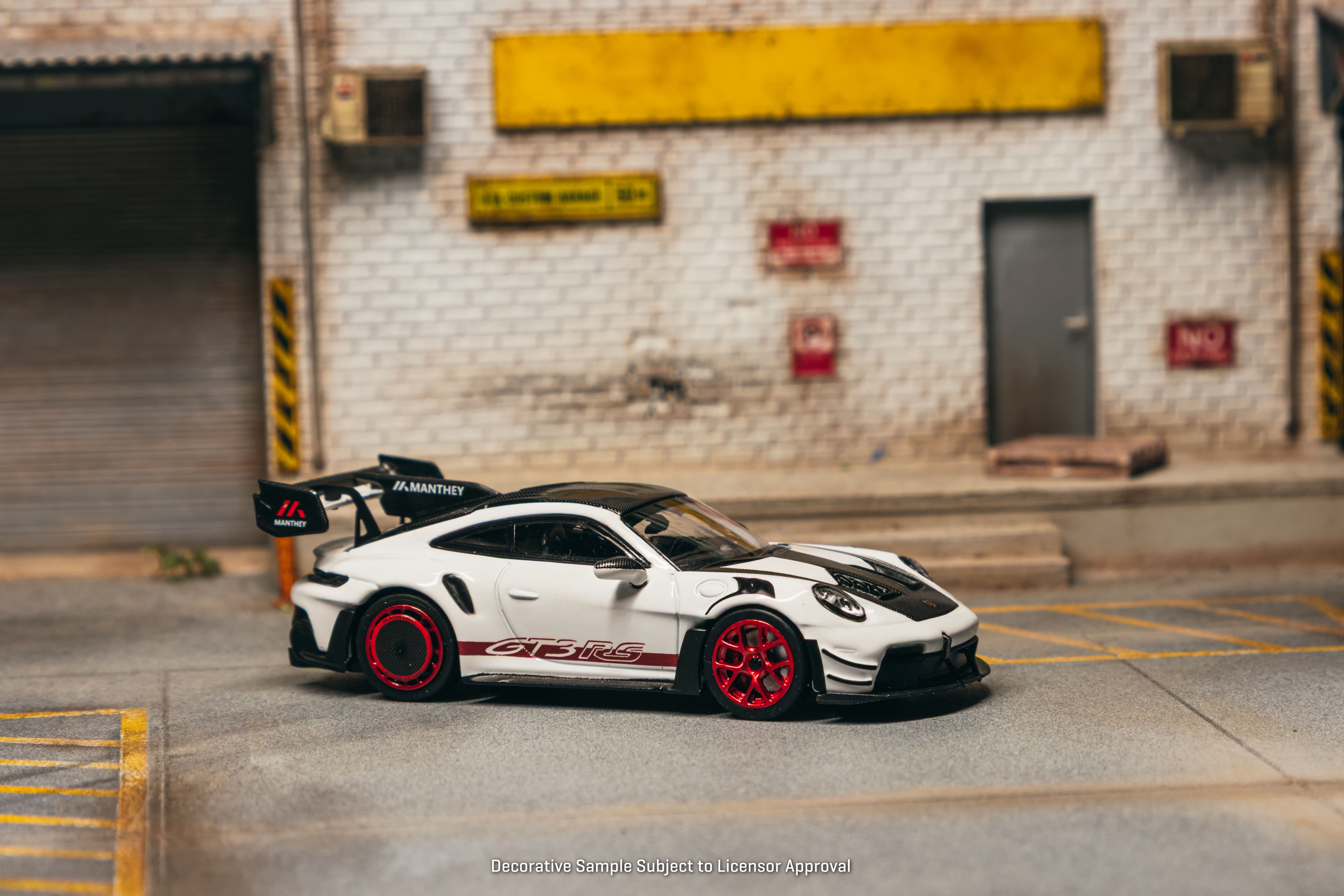 Porsche GT3RS (992.1) MR 2026 *Special Edition* white/red 1:64 Tarmac