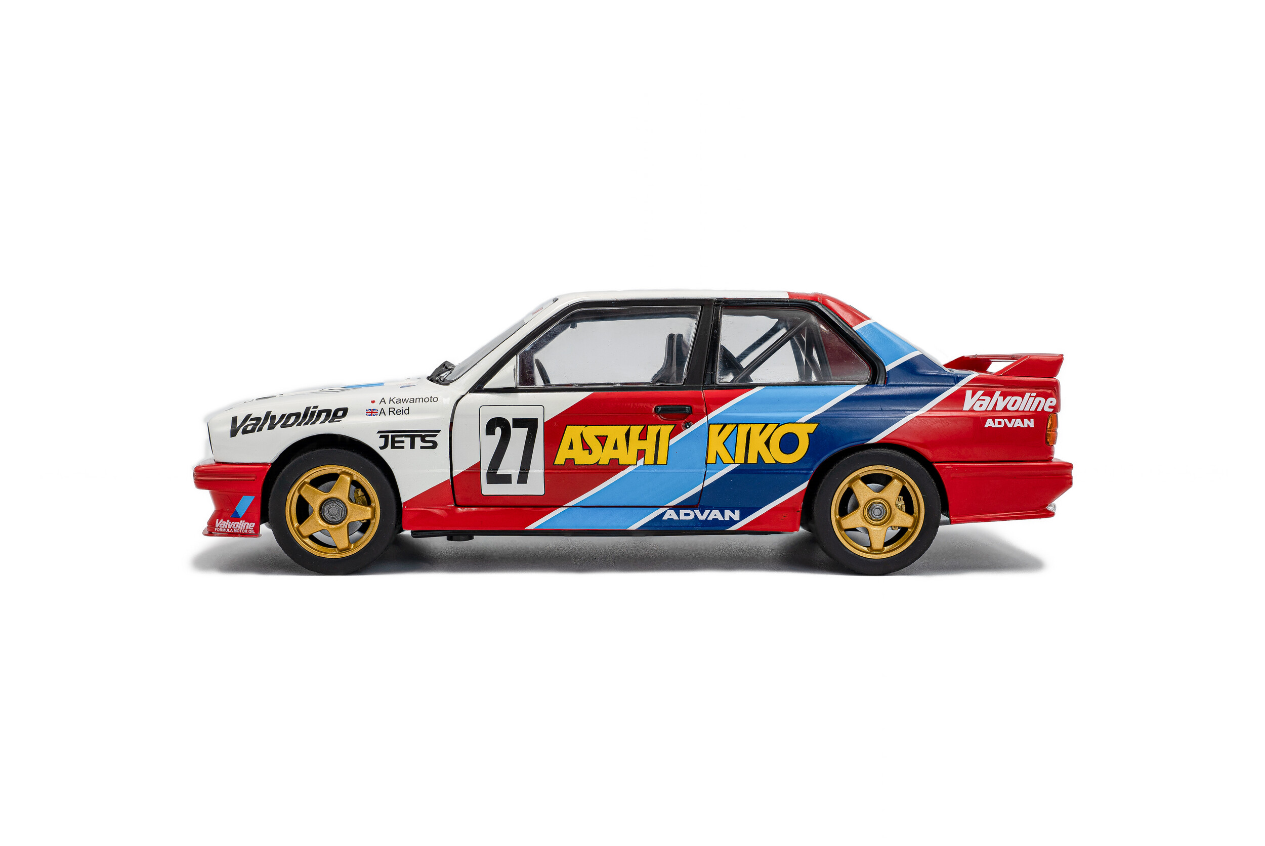 BMW M3 #27 Kawamoto/Reid JTCC 1986 1:18 Solido