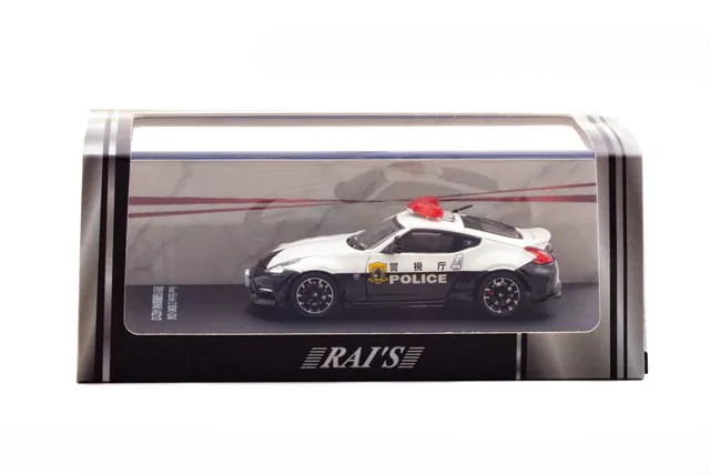 Nissan Fairlady Z Nismo (Z34) Traffic Police Car Tokyo MPD white/black 1:64 Rai's