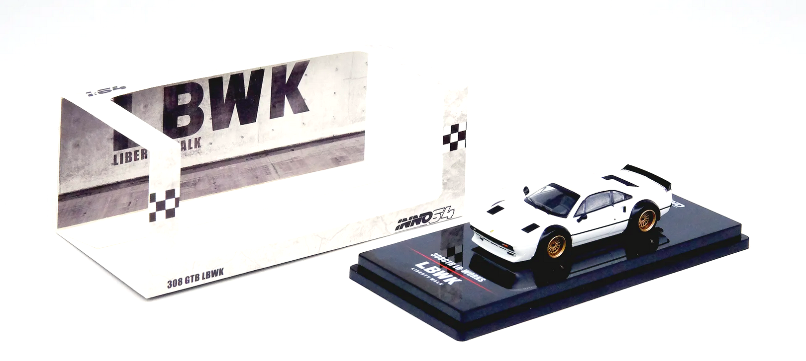 LBWK 308 GTB white 1:64 Inno Models