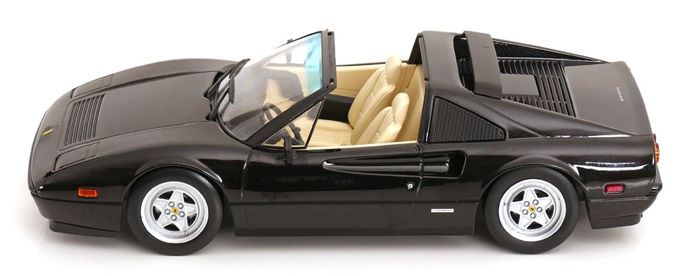 Ferrari 328 GTS 1985 Miami Vice black 1:18 KK Scale