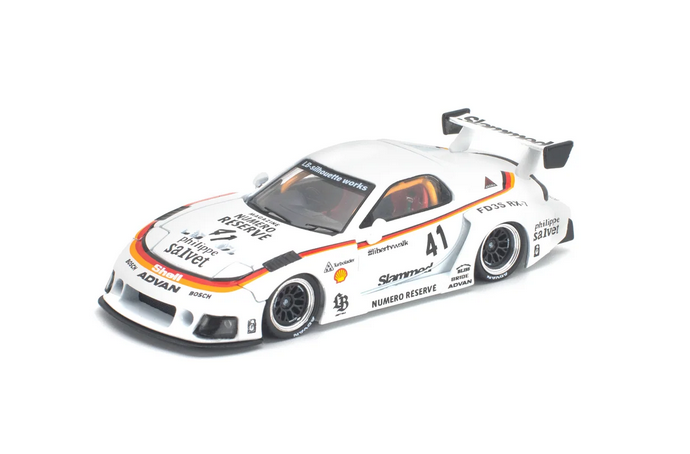 Mazda RX7 (FD3S) LB Super Silhouette white 1:64 Pop Race Limited
