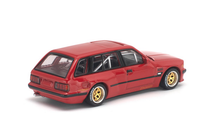 BMW E30 Touring Pandem red 1:64 Pop Race Limited