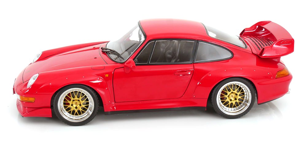 Porsche 911 993 GT2 1996 BBS Rims red 1:12 KK Scale