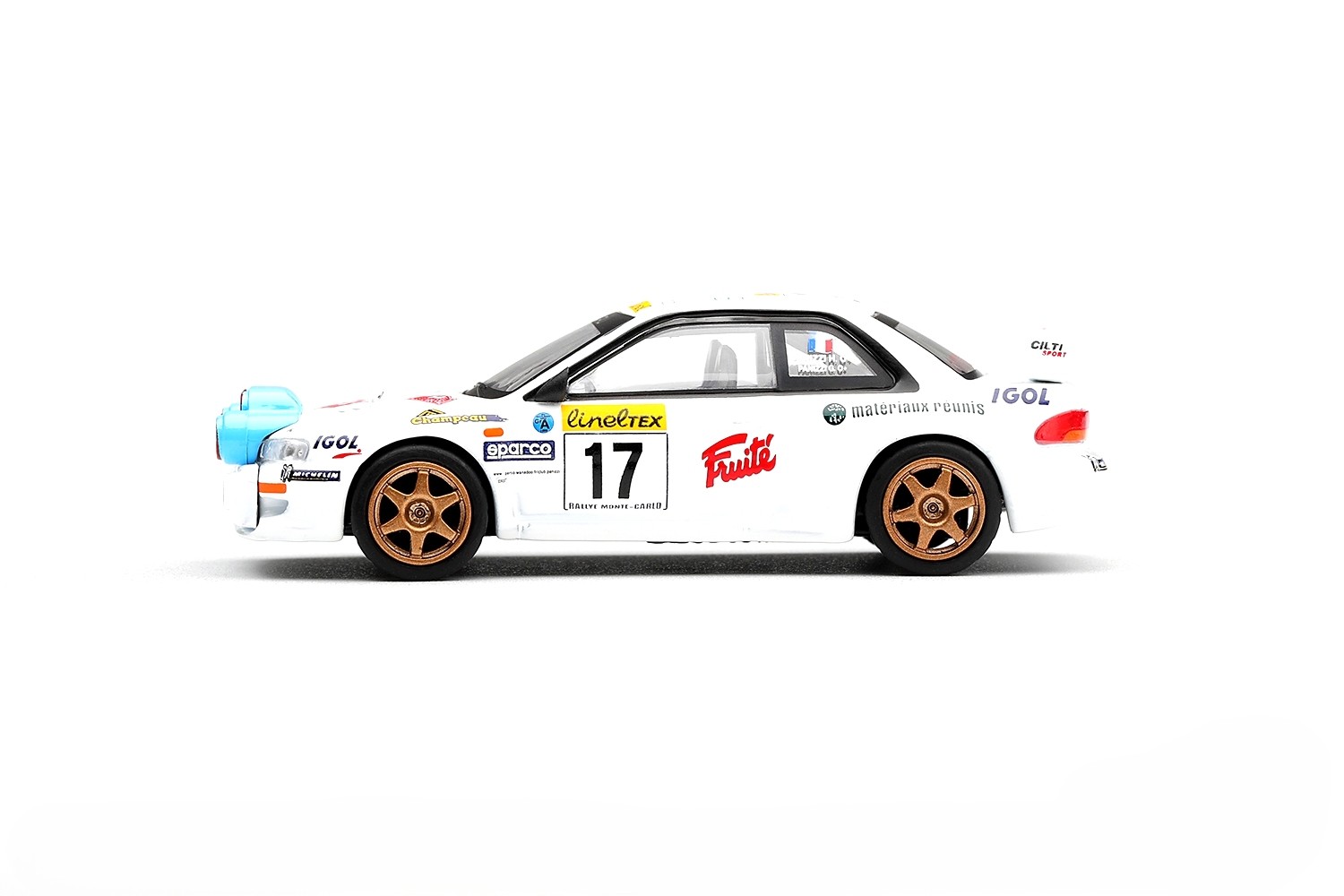 Subaru Impreza WRC98 #17 G.Panizzi/H.Panizzi Rally Monte-Carlo 1999 1:64 Mini GT