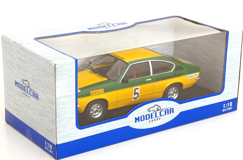 Opel Kadett C Coupe GT/E #5 W.Smolej/C.Geistdörfer International Sachs Winter Rallye 1976 1:18 MCG Modelcar Group