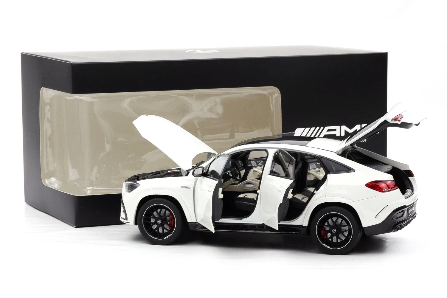 Mercedes-AMG GLE 53 Coupe Manufaktur opalith white bright 1:18 Mercedes-Benz Dealer edition