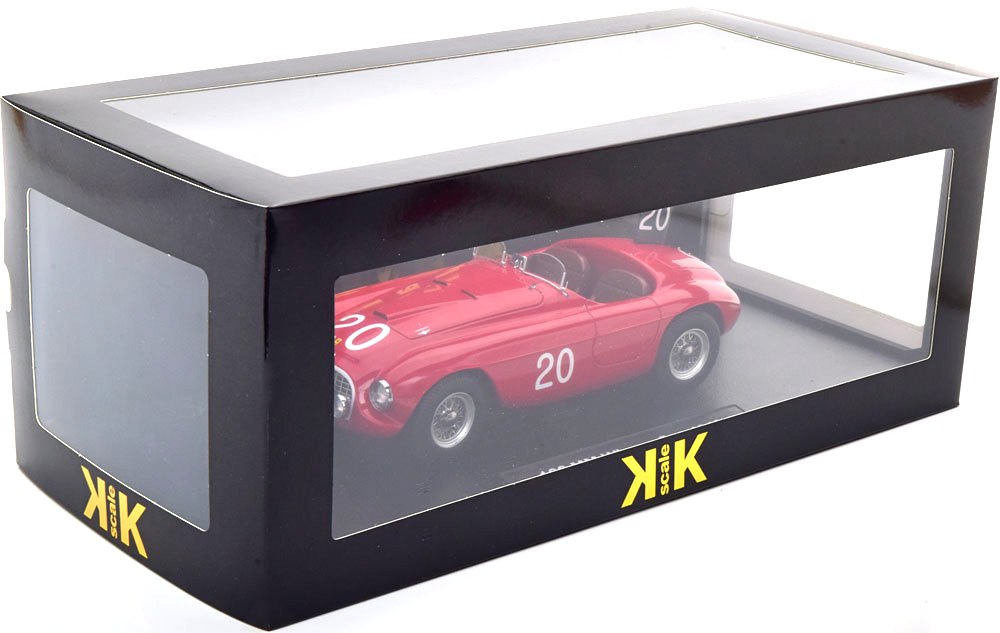 Ferrari 166MM 2.0L V12 #20 Chinetti/Lucas Winner Spa Francorchamps 1949 1:18 KK Scale