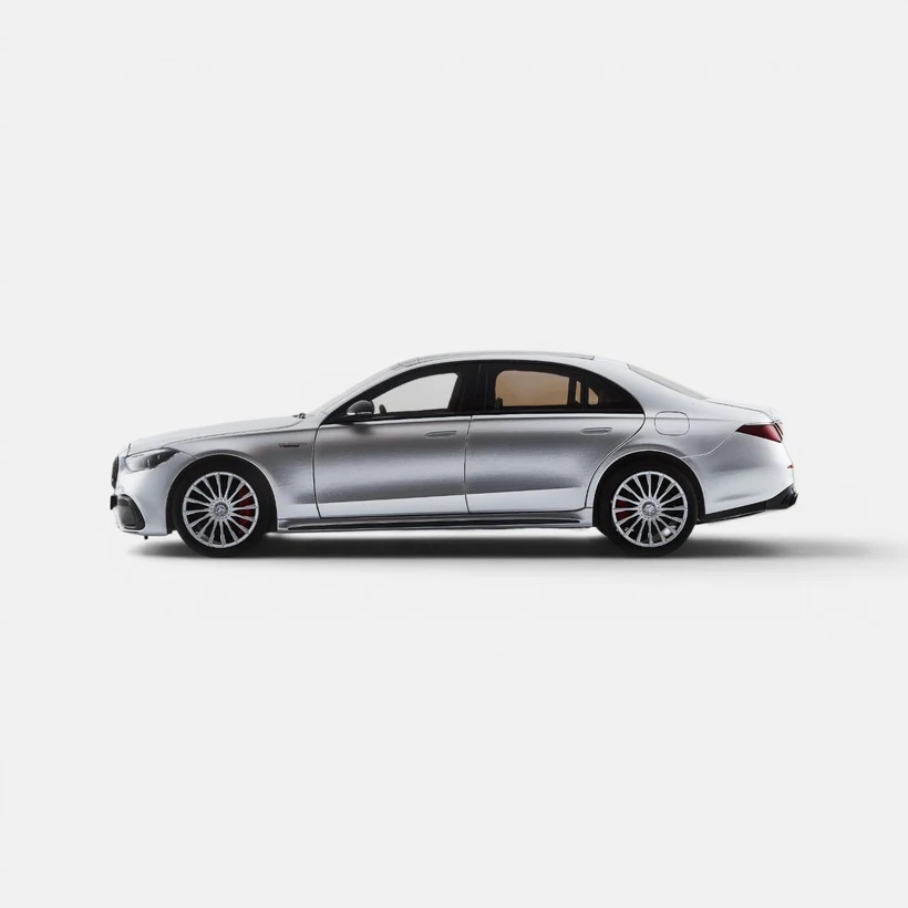 Mercedes-AMG S 63 E Performance hightech silver 1:18 NZG