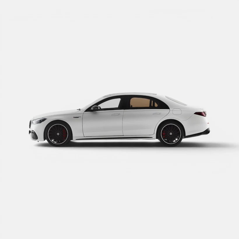 Mercedes-AMG S 63 E Performance opalith white 1:18 NZG