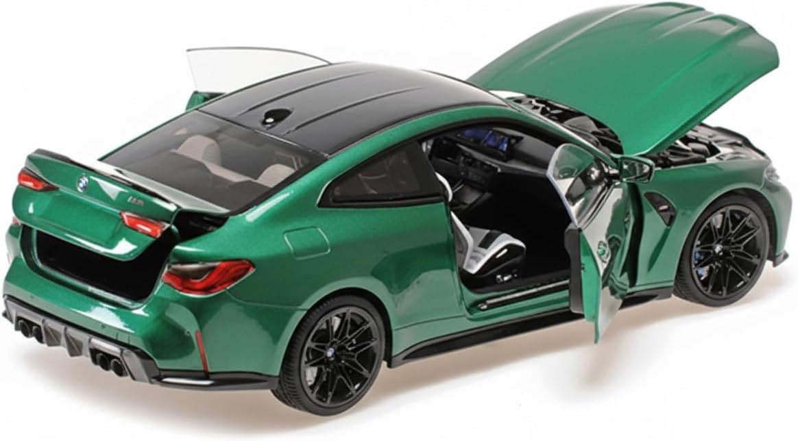 BMW M4 2024 green metallic 1:18 Minichamps 