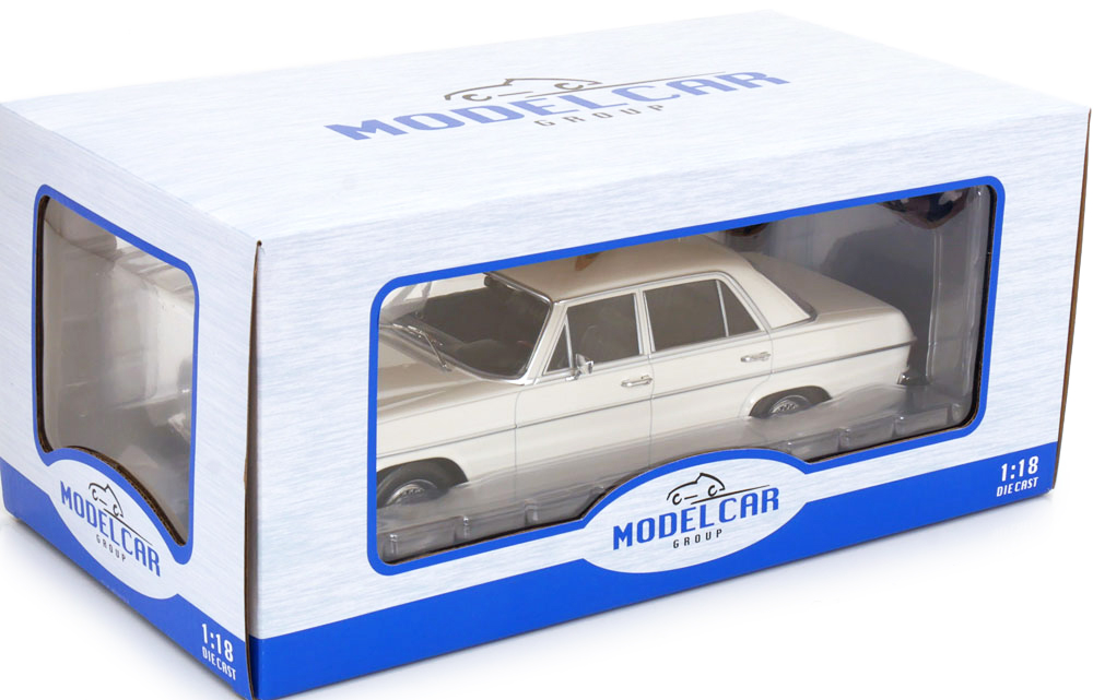Mercedes 200 D W115 1968 white 1:18 MCG Modelcar Group