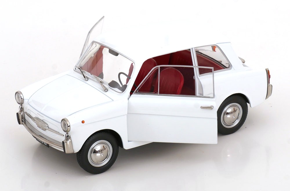 Autobianchi Bianchina 4 Posti Berlina 1962 white 1:18 Mitica