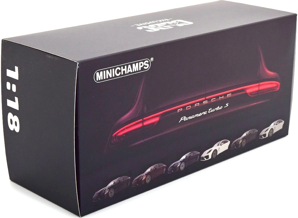 Porsche Panamera Turbo S 2020 blue metallic 1:18 Minichamps