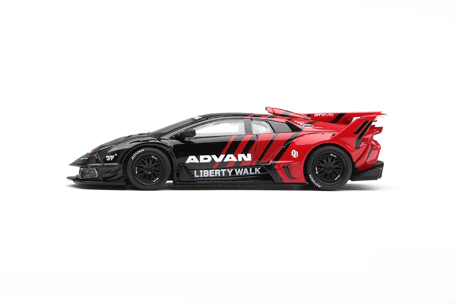 Lamborghini Murcielago LB-Super Silhouette GT EVO Advan 2026 black/red 1:64 Mini GT