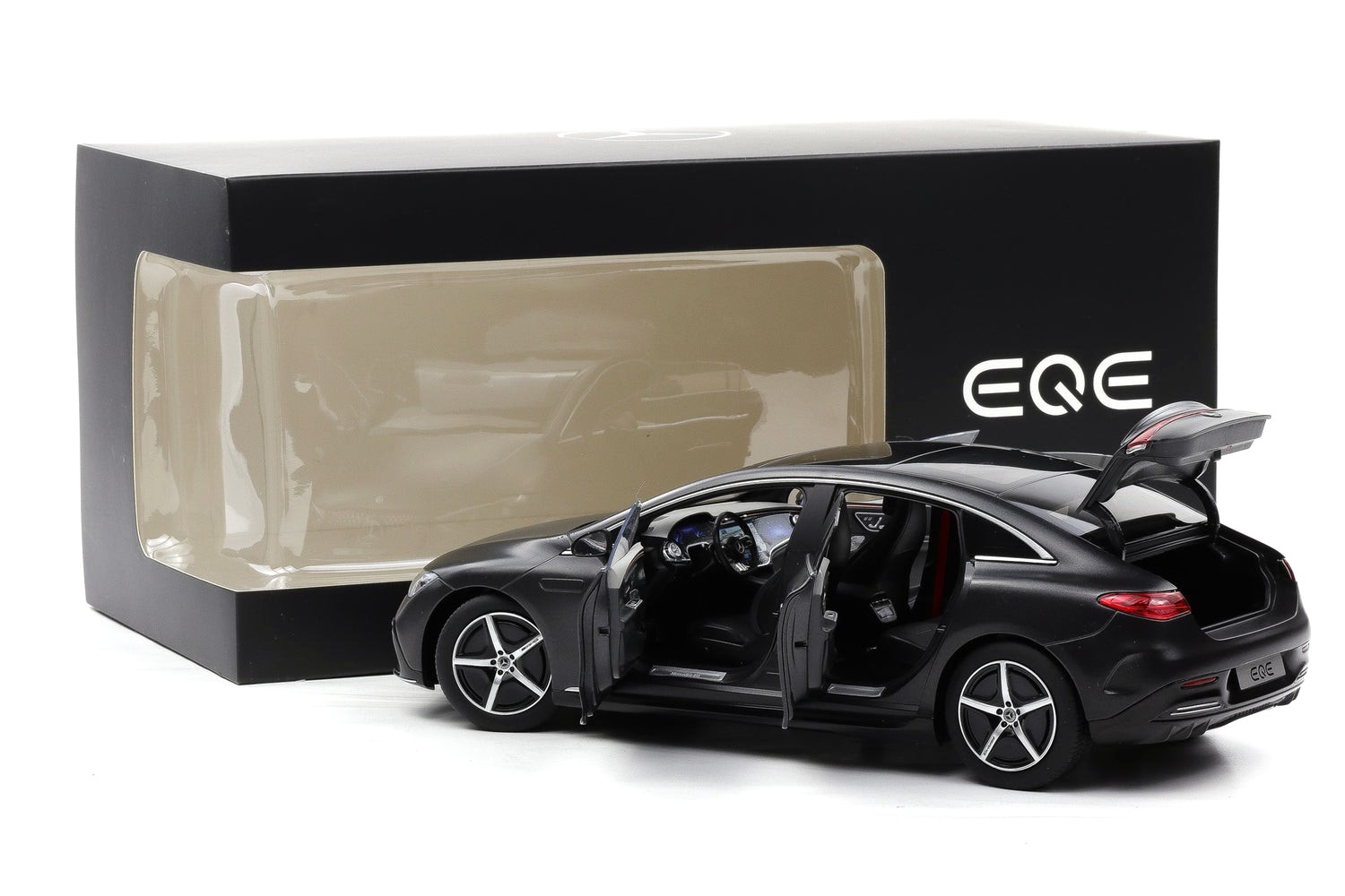 Mercedes-Benz EQE Limousine AMG Line V295 graphite grey magno 1:18 NZG