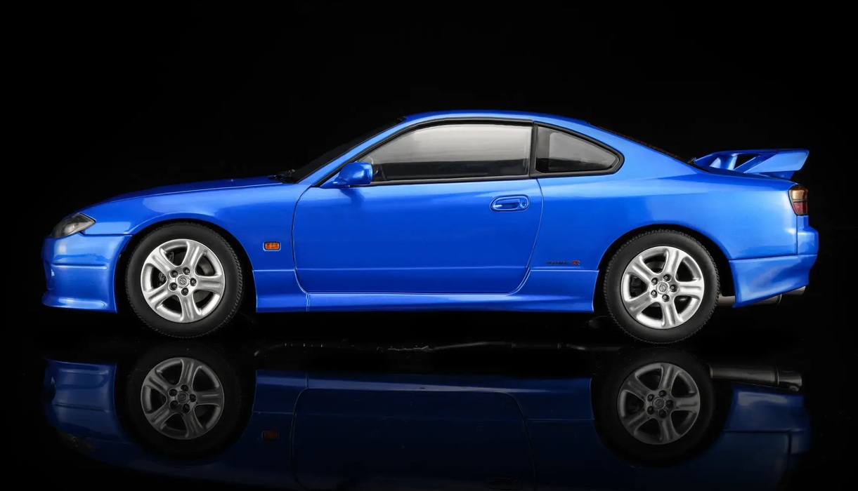 Nissan Silvia S15 Coupe Spec-R Aero 1999 brilliant blue 1:18 Motorhelix