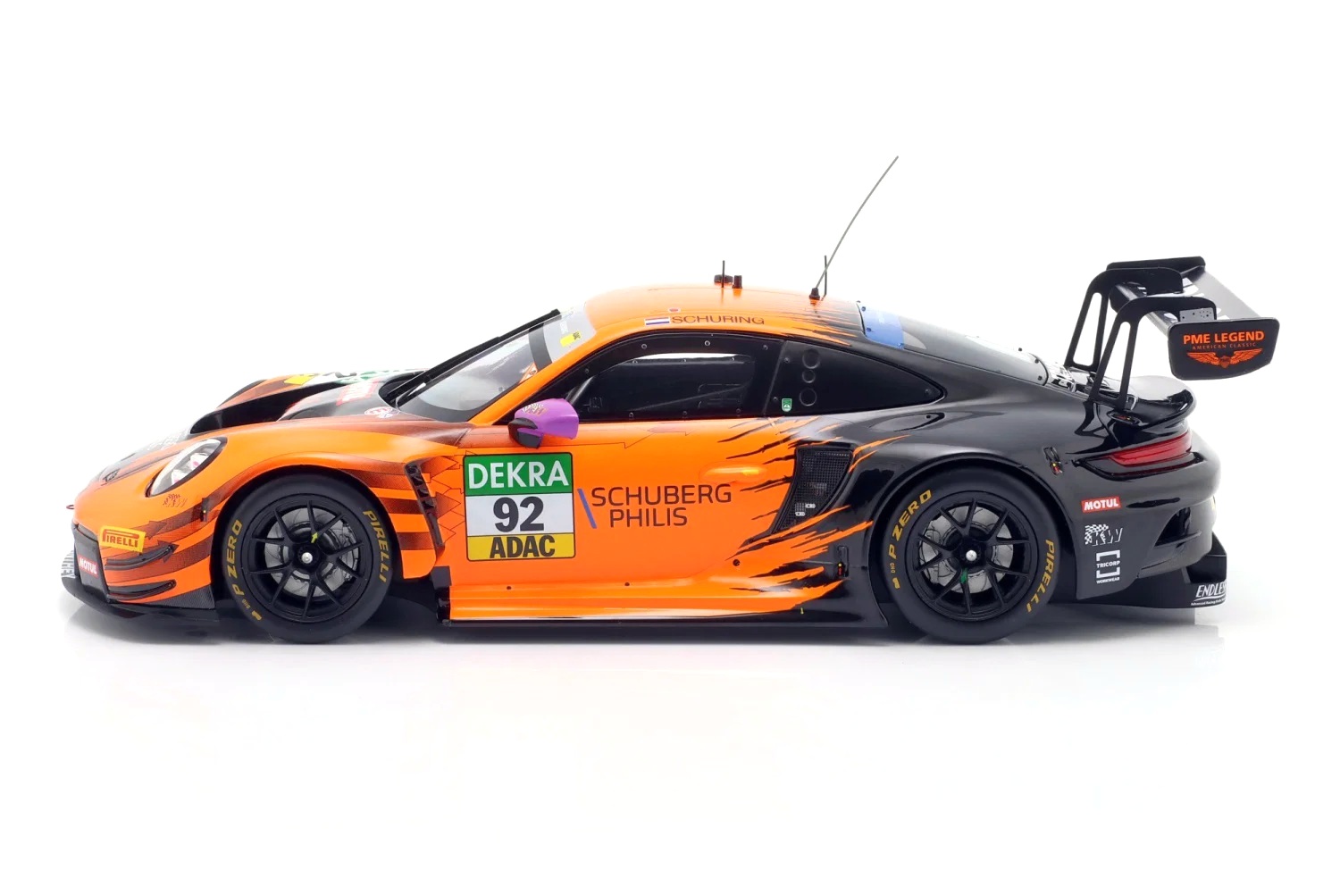 Porsche 911 GT3 R Manthey EMA #92 Morris Schuring DTM 2025 1:18 Ixo Models