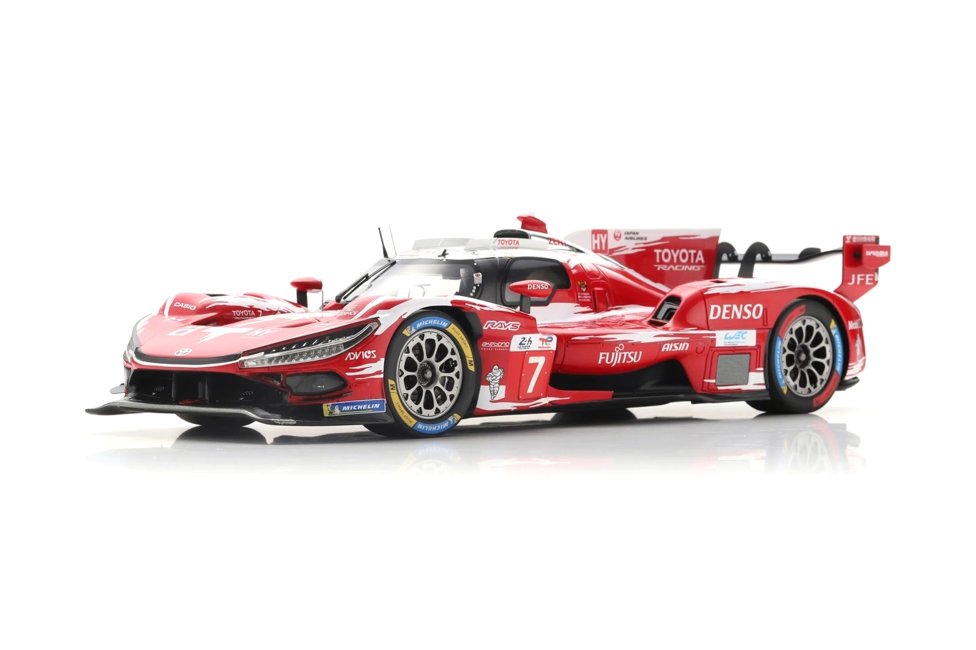 Toyota TR010 Hybrid Toyota Racing #7 M.Conway/K.Kobayashi/N.De Vries Winner 24H Le Mans 2026 1:18 Spark