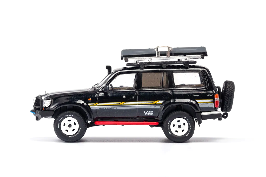 Toyota Land Cruiser LC80 pearl black refitted 1:64 KengFai