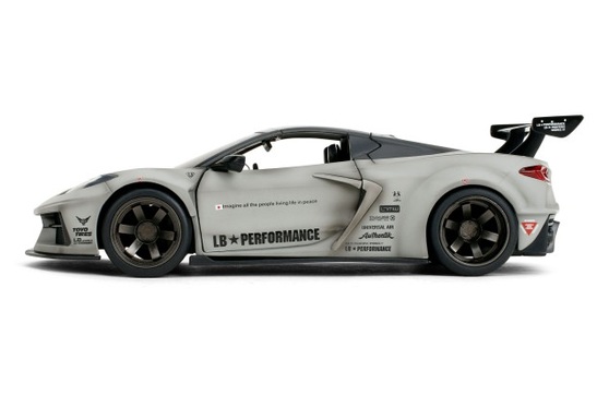 Chevrolet Corvette C8 Liberty Walk cool grey 1:24 Jada Toys