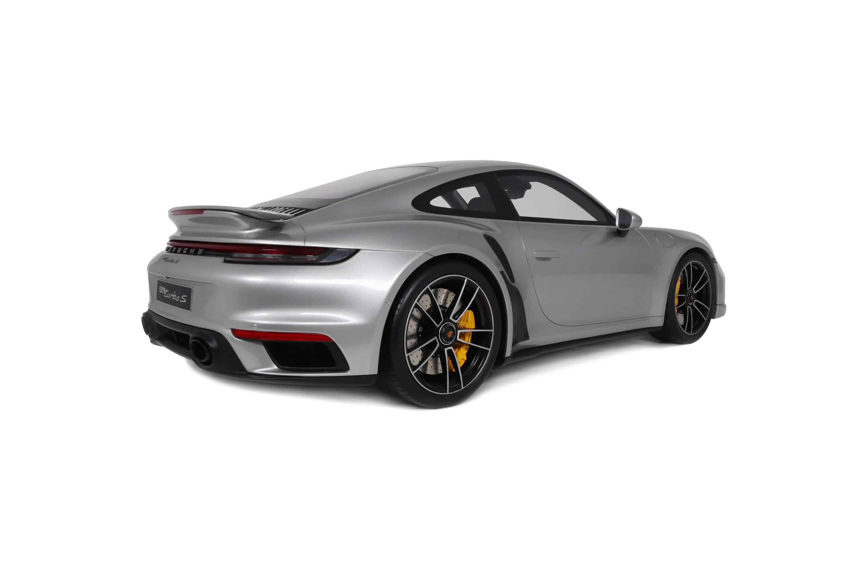Porsche 911 (992.1) Turbo S 2020 silver 1:8 GT Spirit