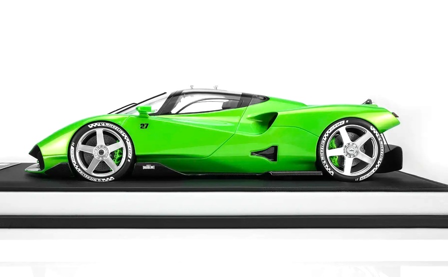 Nilu 27 V12 6.5L 1070hp 2024 mastodon green 1:18 Motorhelix