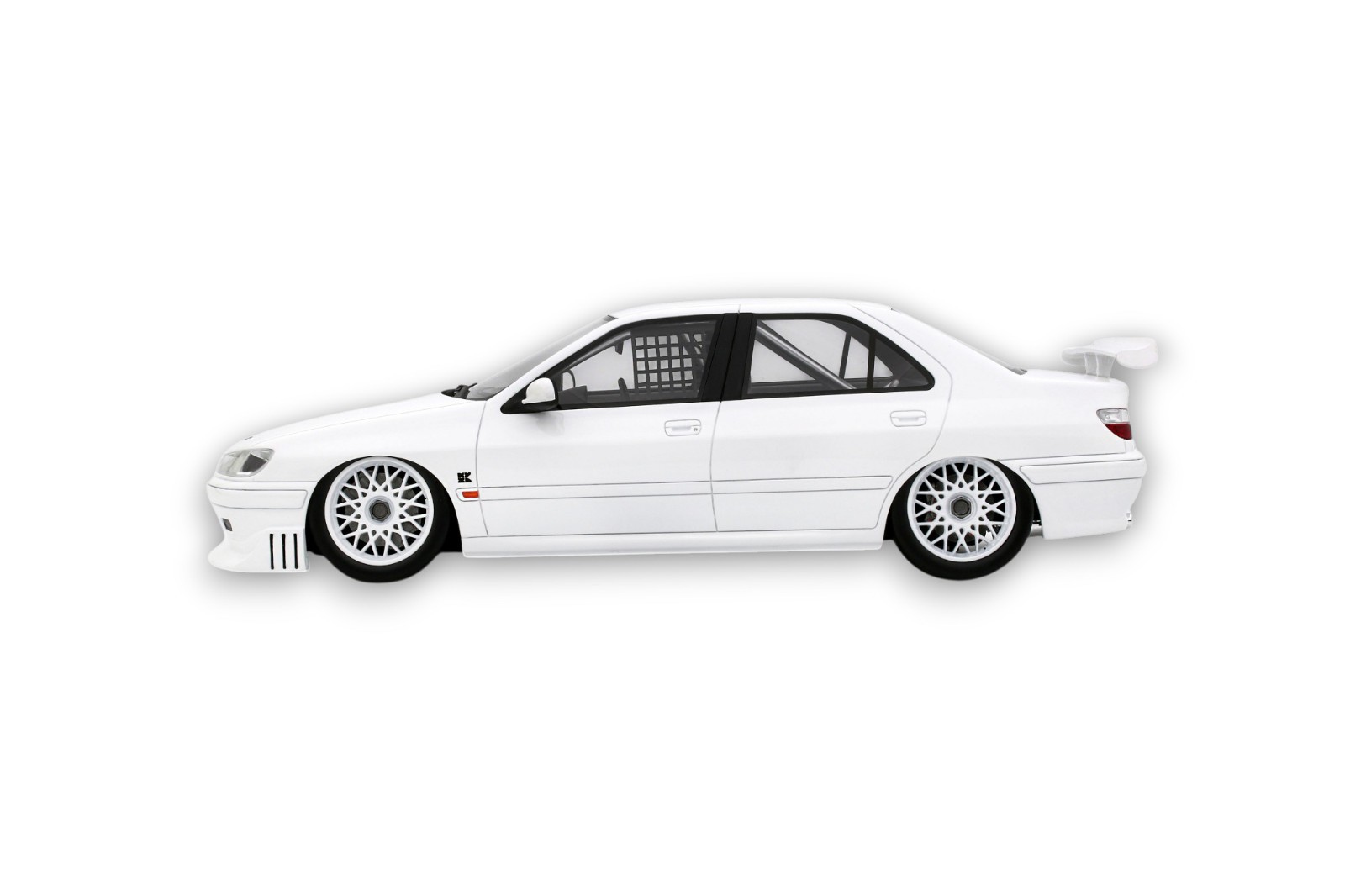 Peugeot 406 by Khyzyl Saleem 2024 white 1:18 OttOmobile