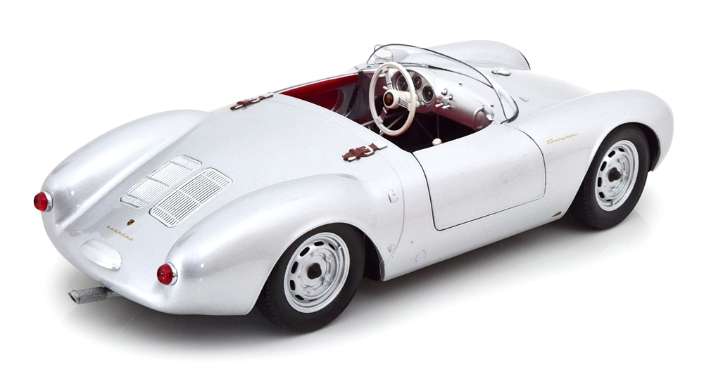 Porsche 550A Spider 1956 silver 1:12 KK Scale