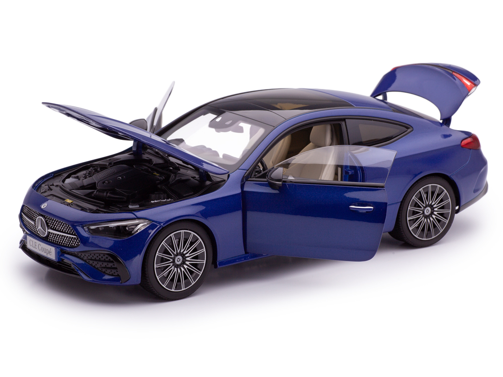 Mercedes-Benz CLE Coupe AMG-Line C236 2023 spectral blue 1:18 Norev