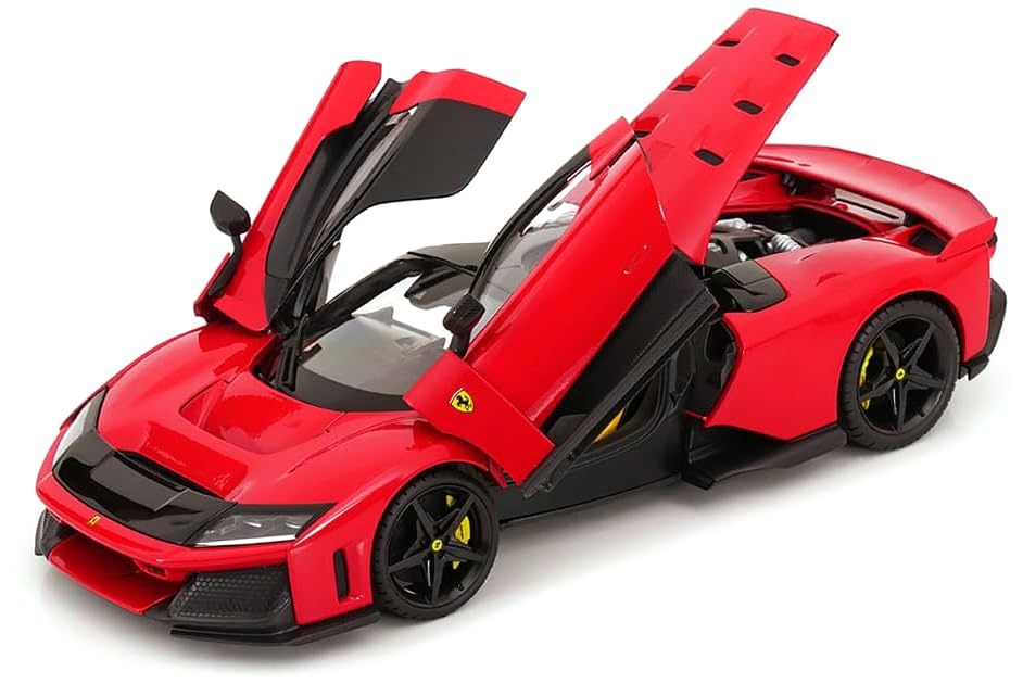 Ferrari F80 Signature Series red/silver wheels 1:18 Bburago