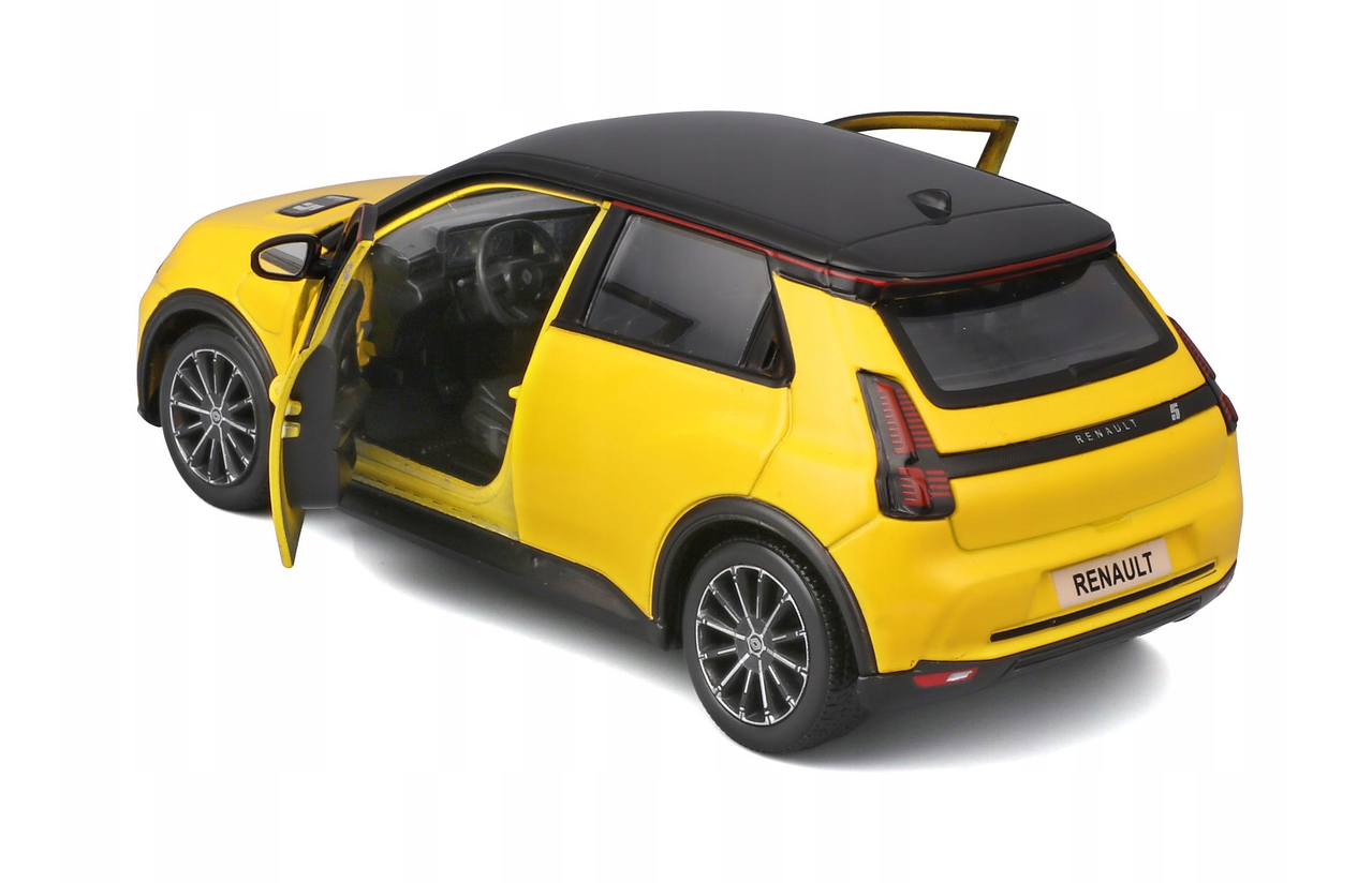 Renault 5 E-Tech yellow 1:24 Bburago