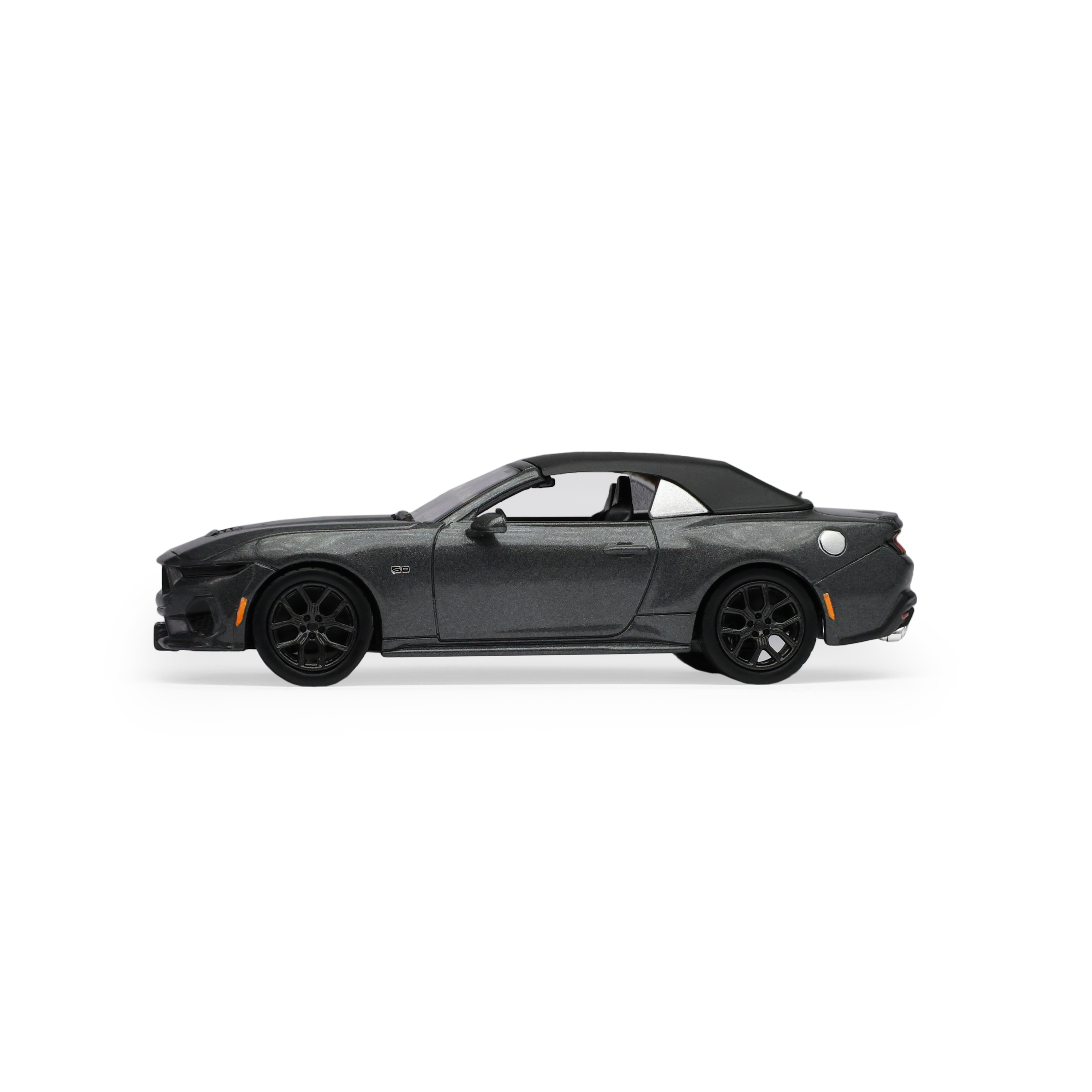 Ford Mustang GT 5.0 Convertible 2024 *The Mustang Stampede Series 2* dark matter gray 1:64 Greenlight