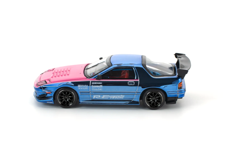 Mazda RX7 (FC3S) Re-Amemiya Street7 chrome 1:64 Pop Race