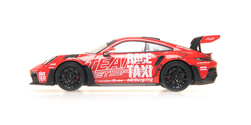 Porsche 911 GT3RS 2024 Getspeed Race Taxi red 1:43 Minichamps