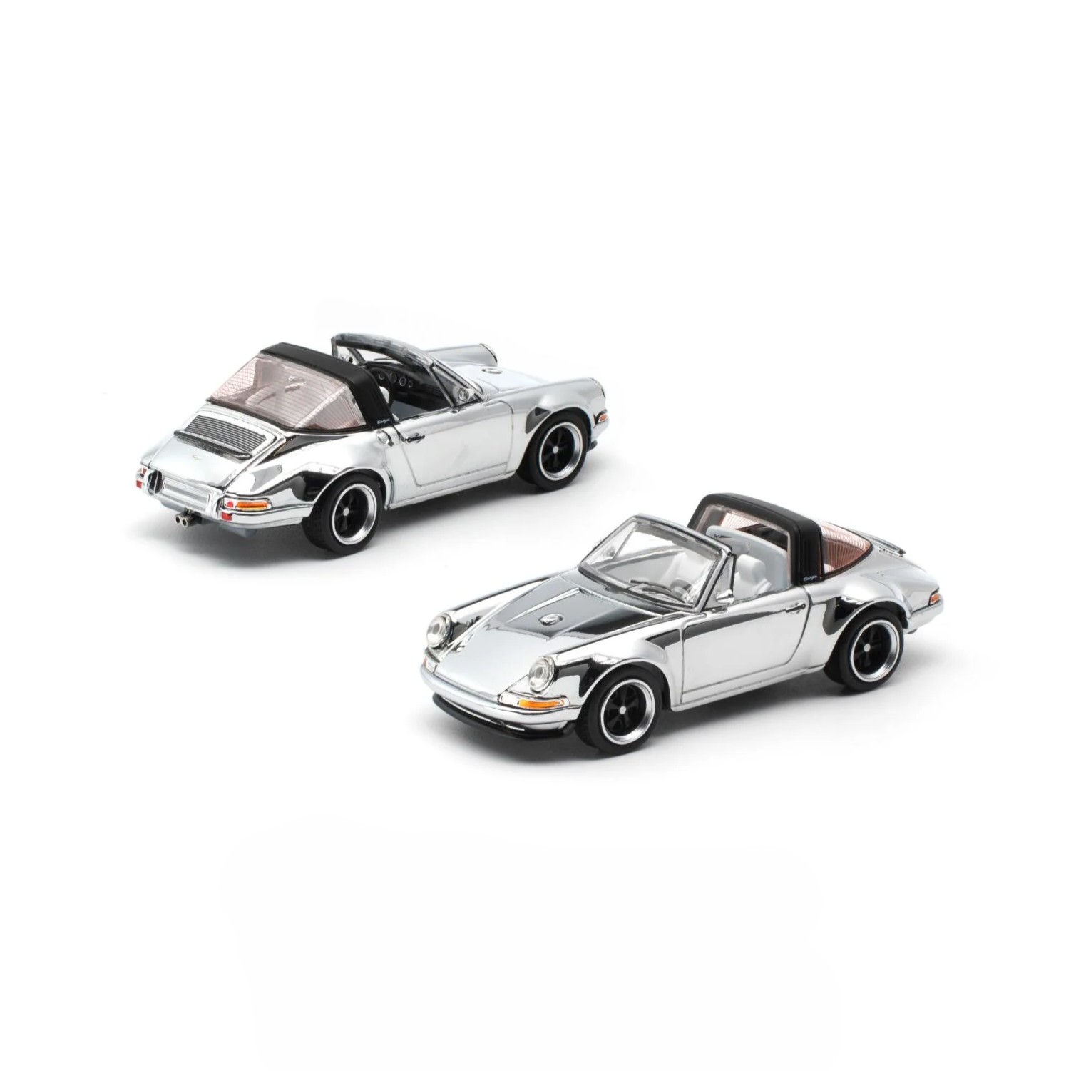 Porsche Singer Targa silver metallic 1:64 Pop Race
