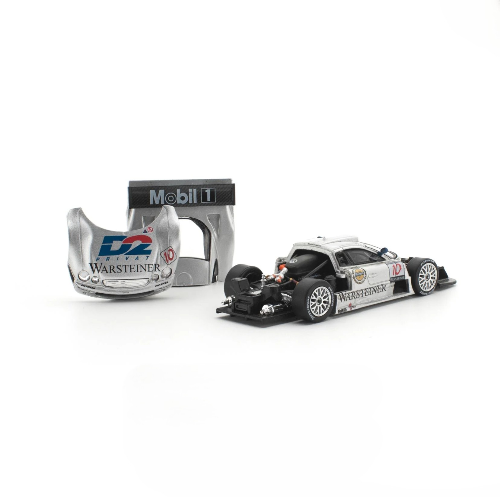 Mercedes-Benz CLK GTR AMG-Mercedes #10 A.Nannini/M.Tiemann/K.Ludwig/B.Schneider FIA GT Championship 1997 1:64 Pop Race