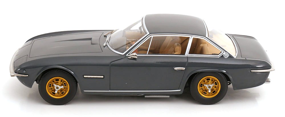 Lamborghini Islero S 1969 grey/golden rims 1:18 KK Scale