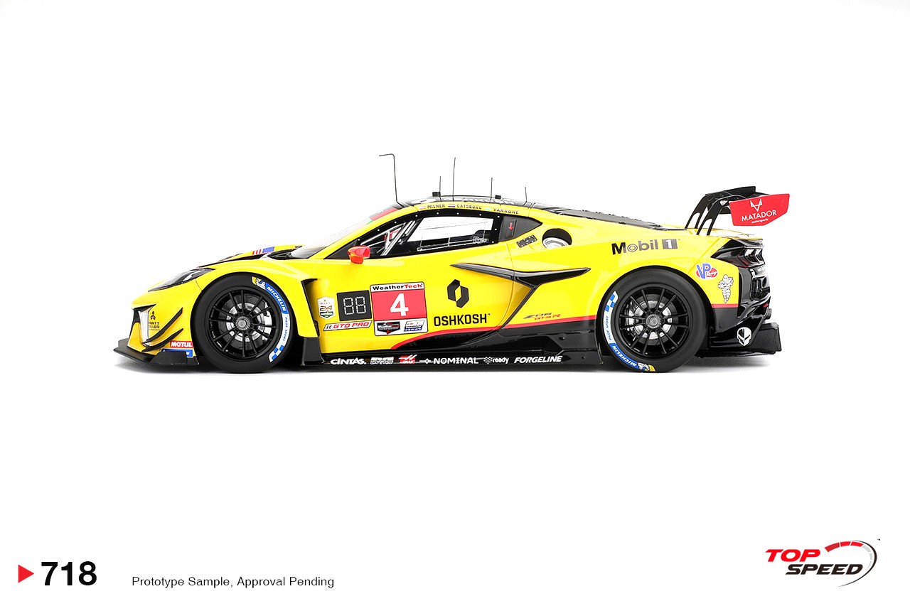 Chevrolet Corvette Z06 GT3.R Corvette Racing by Pratt Miller Motorsports #4 Milner/ Catsburg/ Varrone 24H Daytona 2026 1:18 TopSpeed Models