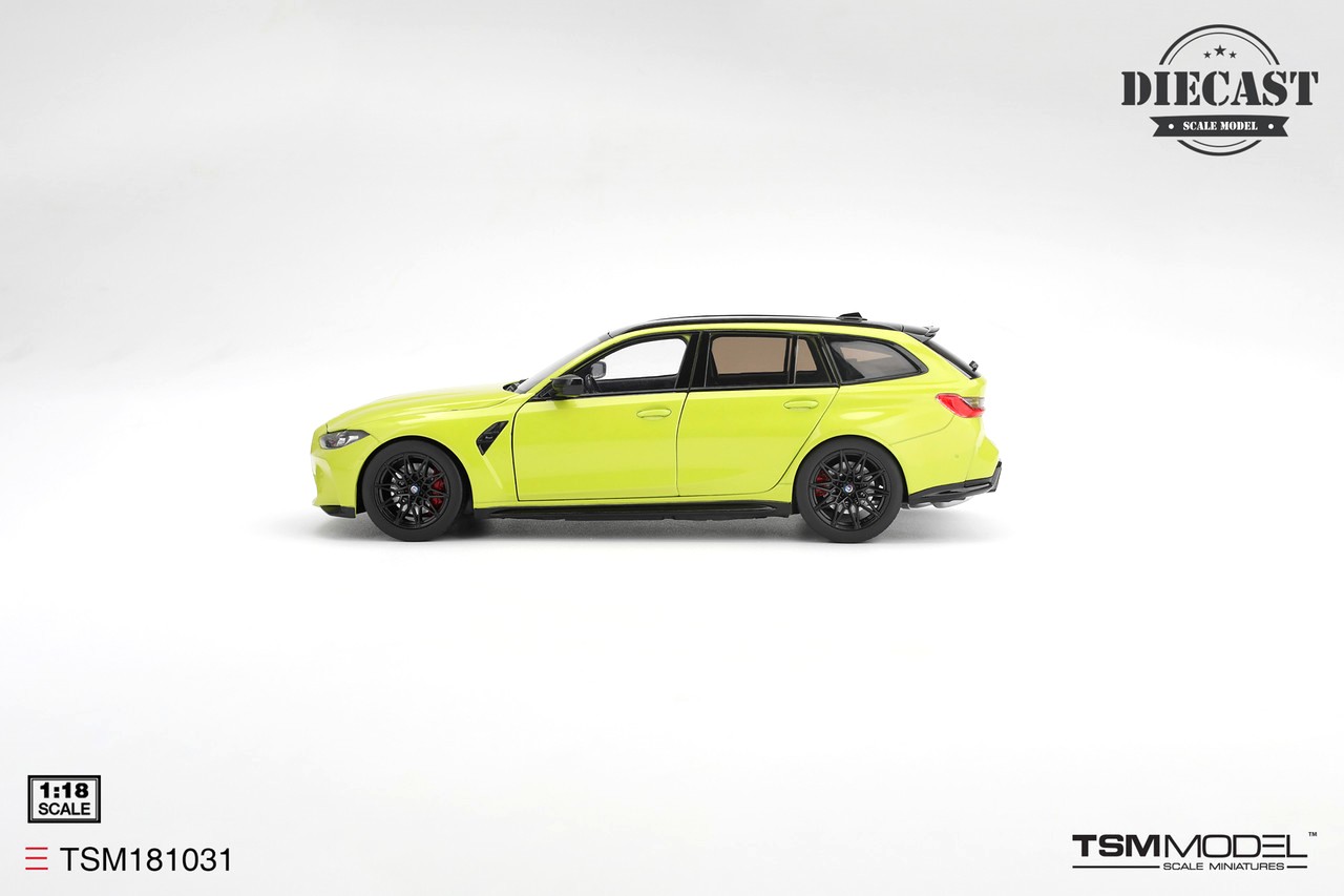 BMW M3 Touring G81 2023 Sao Paulo yellow solid 1:18 TSM Model