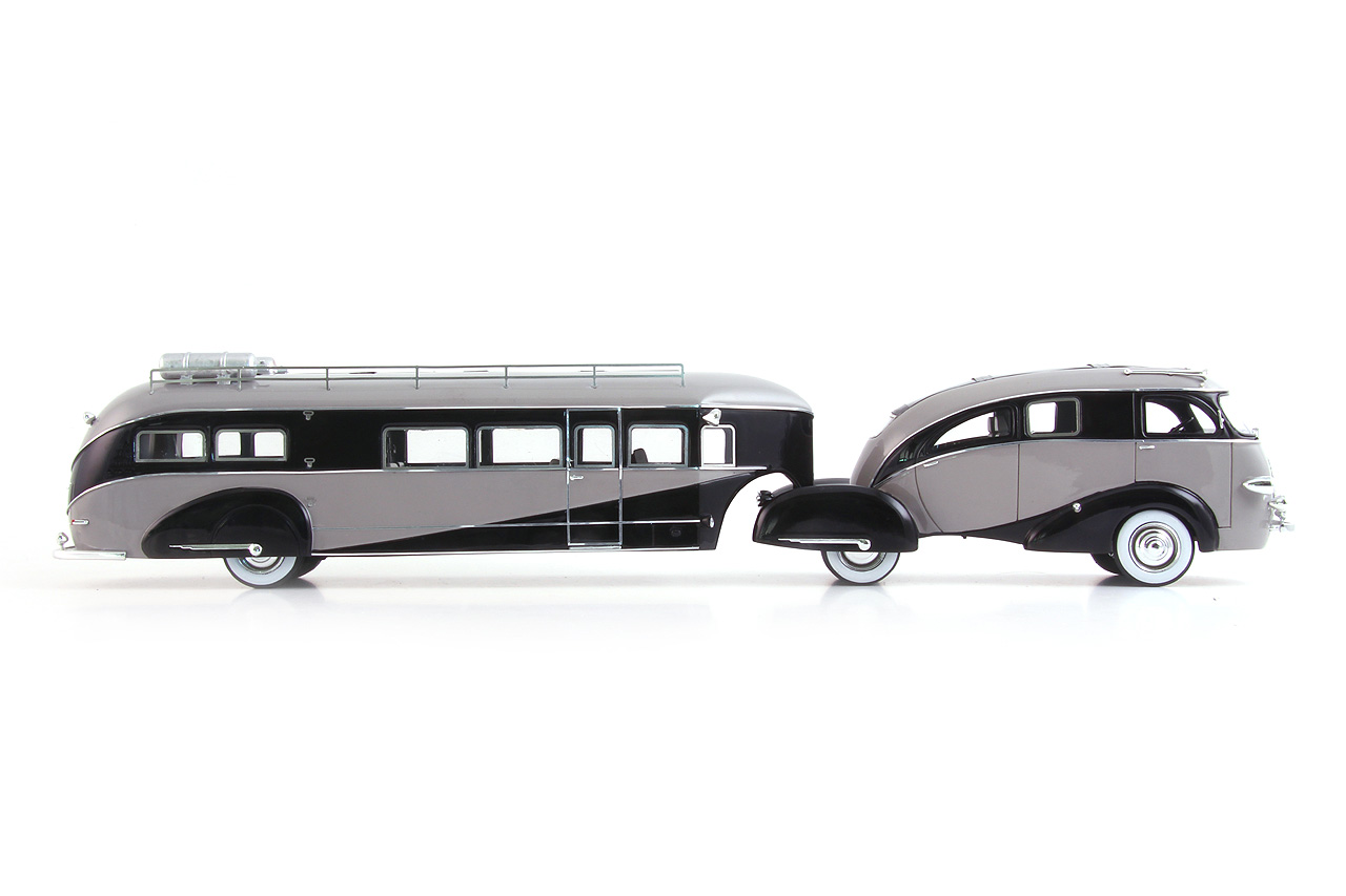 Zephir Land Yacht 1936 grey/black 1:43 AutoCult