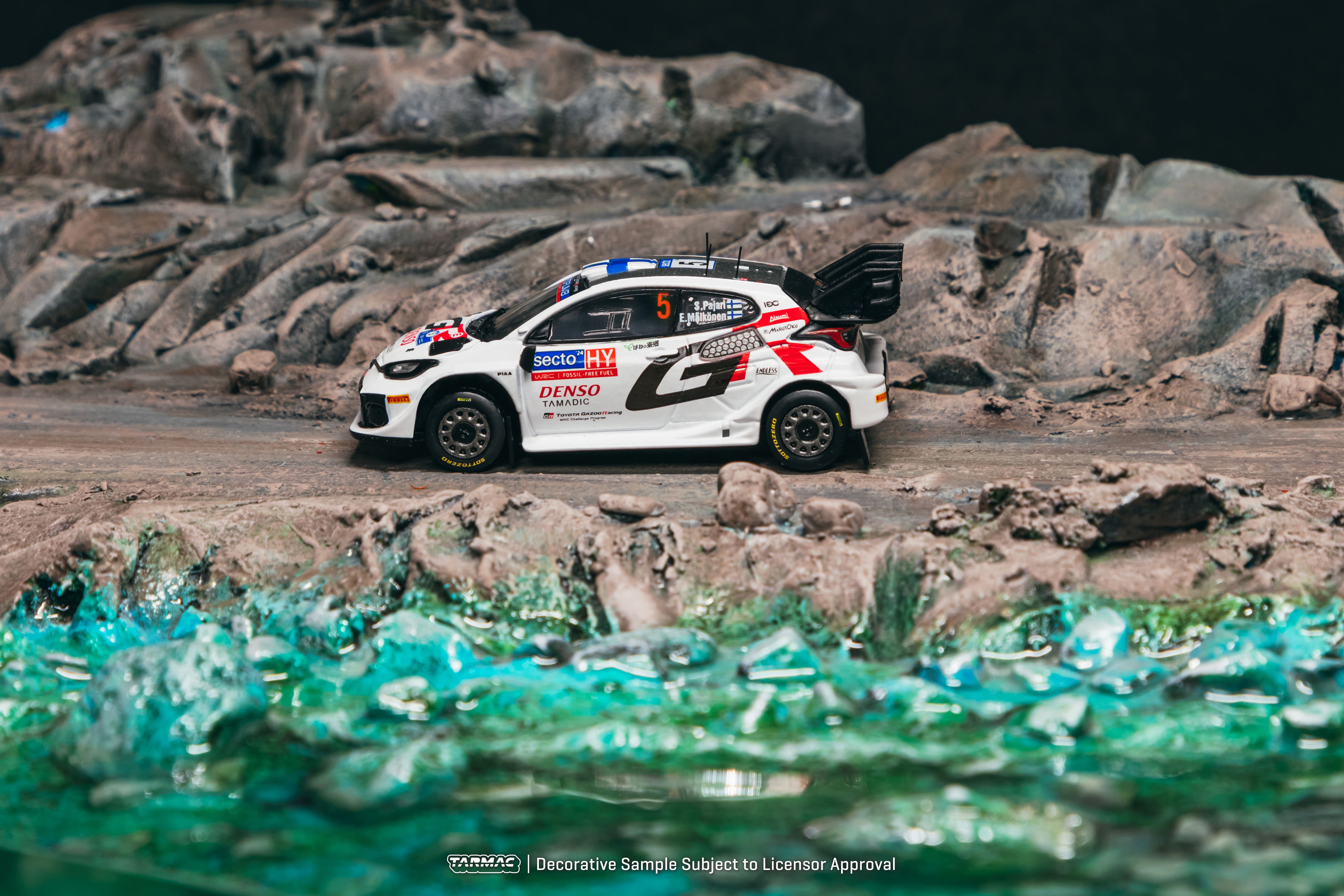 Toyota GR Yaris Rally1 Hybrid Toyota Gazoo Racing WRT #5 S.Pajari/E.Mälkönen Rally Finland 2024 1:64 Tarmac