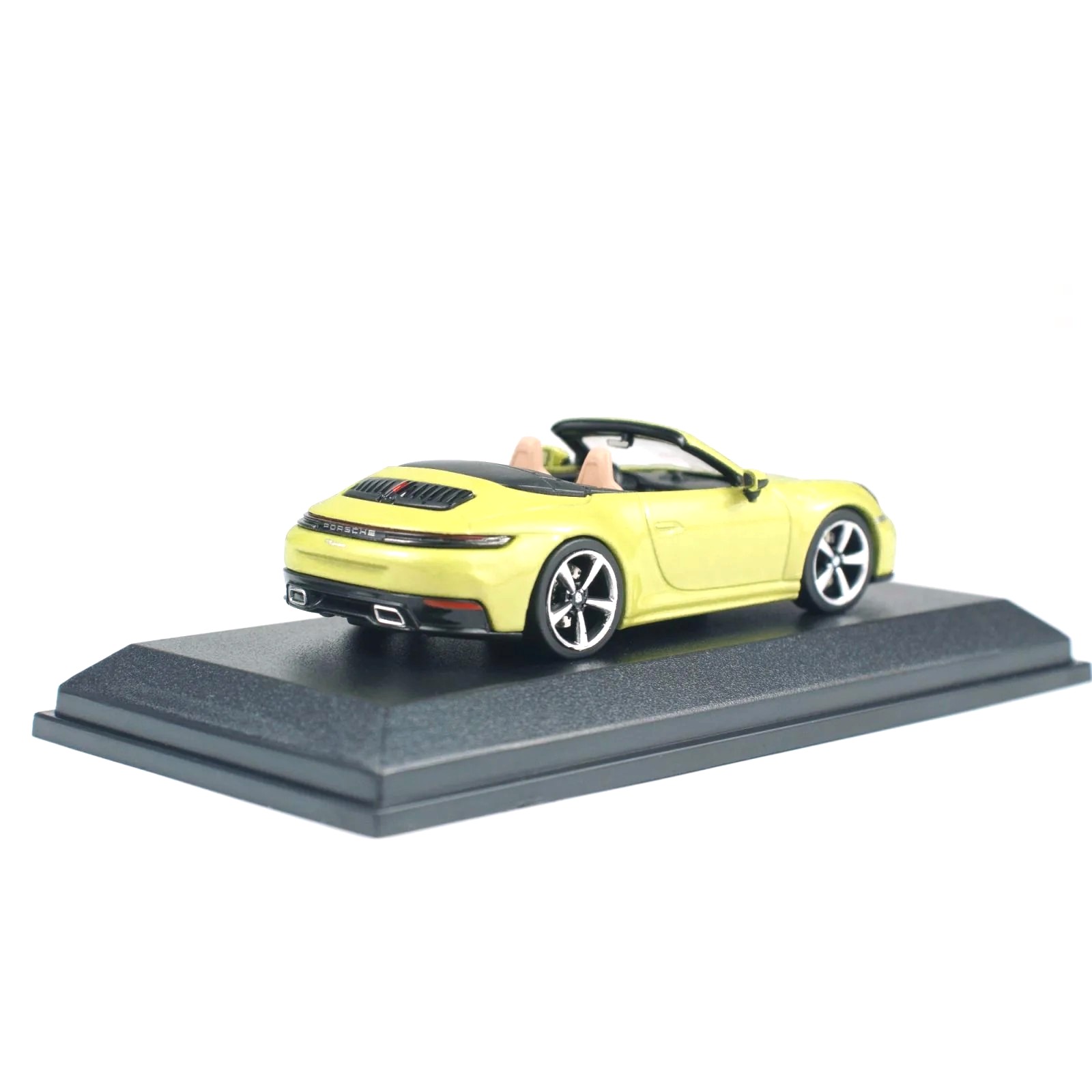 Porsche 911 (992.2) Carrera Cabriolet 2025 yellow metallic 1:64 Minichamps
