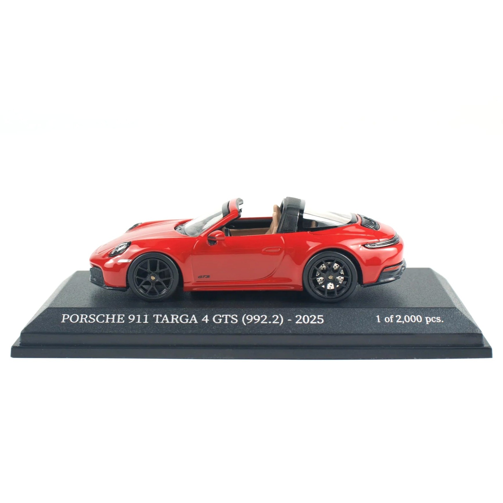 Porsche 911 (992.2) Targa 4 GTS 2025 red 1:64 Minichamps