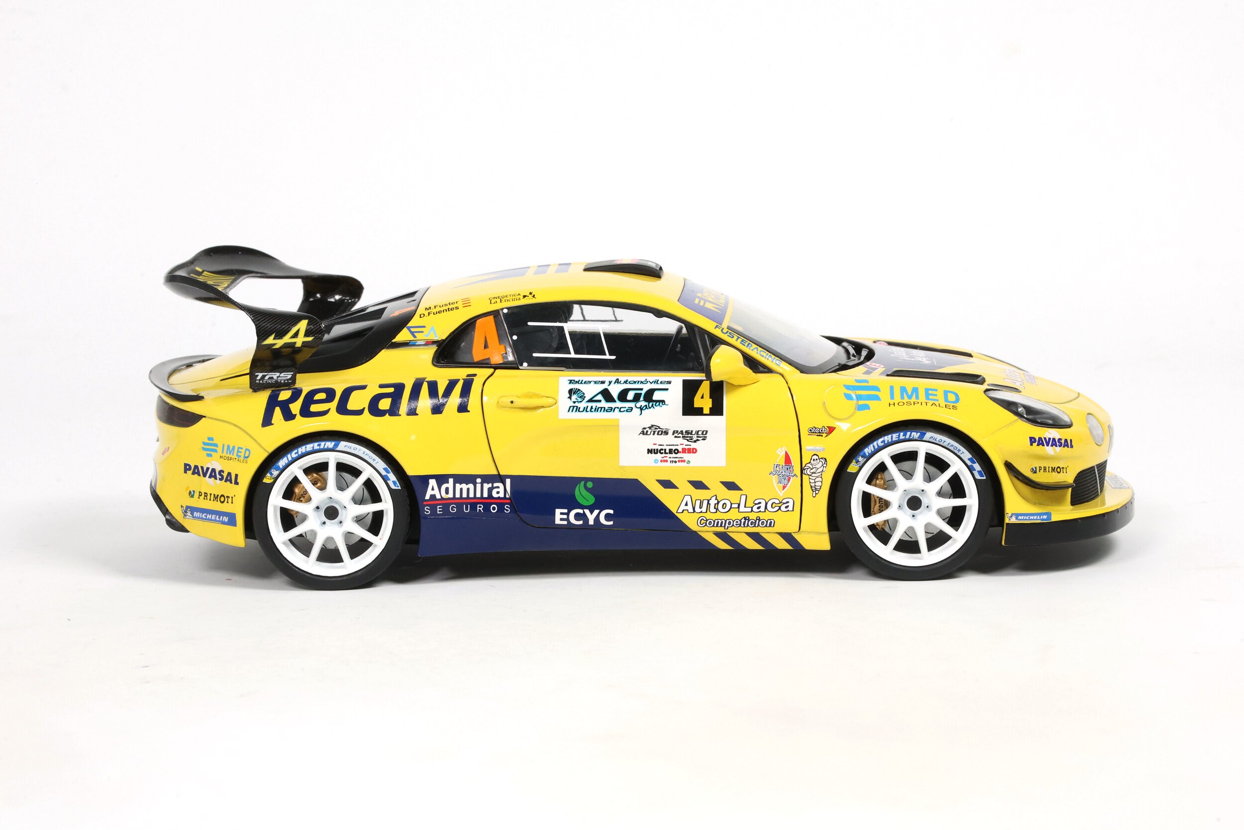 Alpine A110 RGT+ #4 Fuster/Fuentes Rally du Mont Blanc 2025 1:18 Solido